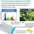 thumbnail image 4 of EU/US Plug 90-260V Lamps Extendable High Brightness Freshwater Aquatic Plant Planted Plants Grow Lights Fish Tank Light Aquarium LED Light Aquarium Lamps 28CM BLUE WHITE RED LIGHT US PLUG, 4 of 8