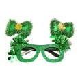 thumbnail image 2 of Gafas de Utilería Verdes con Tréboles para El Día de San Patricio. Montura Festiva para Fotos y Celebraciones de Fiestas., 2 of 6