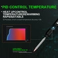 thumbnail image 2 of yeacher PTS200 V2 Smart USB Soldering Iron with CNC Aluminum Alloy Body, 0.96" OLED Display, 65W PD3.0 Fast Charging, Vibration Sensor, Auto Sleep, Multi-Language Support, USB Firmware Upgrade,, 2 of 6