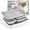 White, variant on Gotham Steel 6 Pc Stackable Baking Pans Set Non Stick, 70% Space Saving Design, Nonstick Ceramic Bakeware Sets Non Toxic, with Baking Sheet Tray, Cake & Muffin Pans, Oven & Dishwasher Safe, White