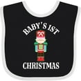 thumbnail image 3 of Inktastic Babys 1st Christmas Nutcracker Boys or Girls Baby Bib, 3 of 4