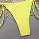 thumbnail image 4 of Trajes de baño para mujer, bikinis de cintura alta con cordón ajustable, traje de baño fruncido, conjunto dividido, trajes de baño para mujer, trajes de baño para mujer, traje de baño para mujer, traj, 4 of 5