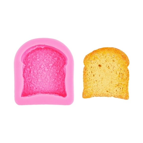Sliced Bread Silicone Mold Cake Baking Mold Cake Decorating Tool for Making Chocolate Fondant Nonstick