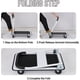 thumbnail image 4 of Carrito plataforma plegable con capacidad 330 lbs, ruedas de goma 4", acero resistente 29"x19" para carga y traslado, 4 of 7