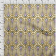 thumbnail image 3 of oneOone Cotton Poplin Fabric Big Motif Ikat Printed Fabric 1 Yard 56 Inch Wide, 3 of 4