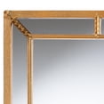 thumbnail image 5 of Baxton Studio Iskra Rectangular Mirror with Antique Goldleaf Frame - Modern Decorative Wall Accent for Living Room, Bedroom, or Entryway, 5 of 5