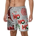thumbnail image 2 of Balery Cute Santa Mens Swim Trunks Swim Shorts for Men Quick Dry Inseam Beach Shorts with Compression Liner Pocket-Medium, 2 of 9