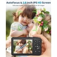 thumbnail image 7 of SEREE Digital Camera 4K 64MP 16X Zoom Autofocus Compact Youtube Camera with 32GB SD Card and 2 Batteries Black, 7 of 7