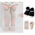 thumbnail image 5 of Byseng Baby Walking Shoes, Non-Skid Indoor Infant Breathable Elastic Sock Shoes for Boy Girl, with Socks, Black, 14.5, 5 of 8