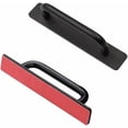 thumbnail image 4 of Tiradores autoadhesivos Tiradores autoadhesivos para puertas y ventanas de 2 piezas Tiradores para puertas a presión Tiradores de aluminio autoadhesivos Tiradores para muebles (negro) RUIOIU, 4 of 5