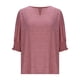 thumbnail image 4 of Heisall Womens Tops V-Neck Bat Sleeve Smocked Colorful Cotton Loose Casual Short Sleeve Tshirts 2025 New Arrival Fashion Blouses, 4 of 5