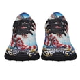 thumbnail image 5 of Patriotic Shoes American Flag Eagle Print Sneakers Lightweight Comfortable Running Shoes for Men Women Black Size 12, 5 of 7