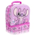 thumbnail image 2 of Disney Stitch Lunch Box with 3D Angel, Drop Bottom Insulated Lunch Bag, 2 of 5
