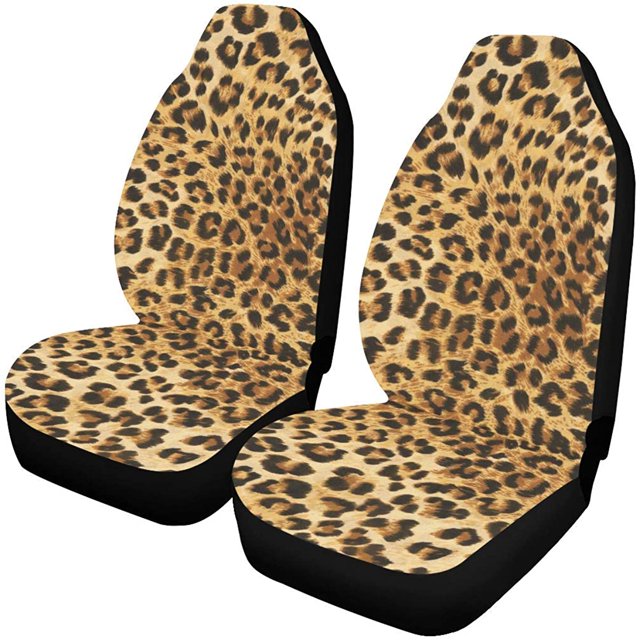 ABPHQTO Juego de 2 fundas de asiento de coche, fundas de moda, protector universal para asientos delanteros de coche, apto para coche, SUV, sedán, camión