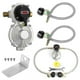 thumbnail image 5 of RV Propane Regulator with Hose, Heavy Duty 2-Tank Auto Changeover LP Propane Gas Regulator with Gauge, 5 of 5