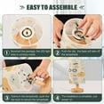 thumbnail image 3 of Yayeee Table Lamp for Bedroom Nightstand LED Portable Bedside Warm Light, Halloween Cute Pumpkins, 3 of 7