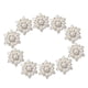 thumbnail image 2 of Botones Cabujones Flores de Cristal 10 Piezas Soledad, 2 of 10