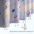 thumbnail image 6 of Golden Retriever Dog with Cherry and Rainbow Shower Curtain 84"x72" ,Bathroom Decorative Shower Curtains Set with 12 Hooks,Modern Waterproof Washable Shower Curtain, 6 of 6