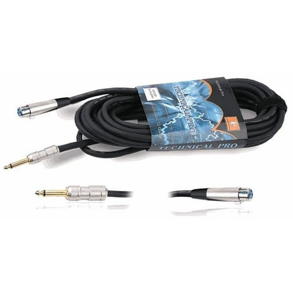 Technical Pro cqx1625 .25 in. to XLR Audio Cables