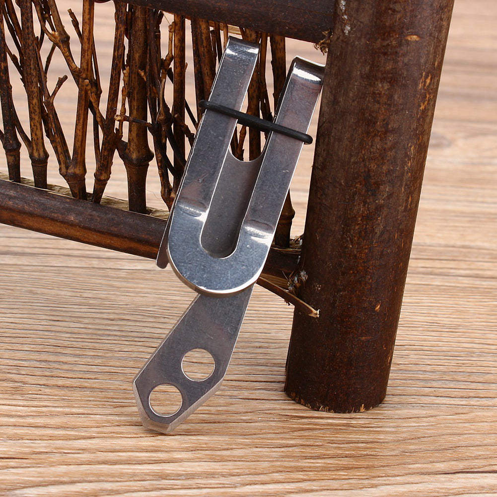 Mini Multifunction Tool Belt Money Key Chain Clip Bottle Opener Stainless Steel 