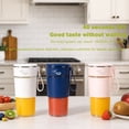 thumbnail image 6 of BDI Portable Juice Blender Cup with 6 Blades Ice Crusher & USB Rechargeable pink, 6 of 9