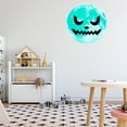 thumbnail image 3 of Halloween Sticker Self-adhesive Fluorescent Decal PVC PVC Sticker Window Wall Luminous Moon Party Decoration, YHW004, 3 of 7