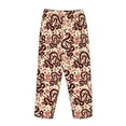 thumbnail image 5 of Goofa Snake Printed Soft Pajama Pants for Women, Wide Leg Comfy Casual Lounge Yoga Pants-, 5 of 9