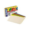 Oxford 05827 5 x 8 A to Z Index Card Guides with Laminated Tabs - Manila (25-Piece/Set)