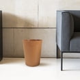 thumbnail image 4 of Imitation Rattan Woven Trash Can Wastebasket Bedroom Living Room Bathroom Trash Can, 4 of 8