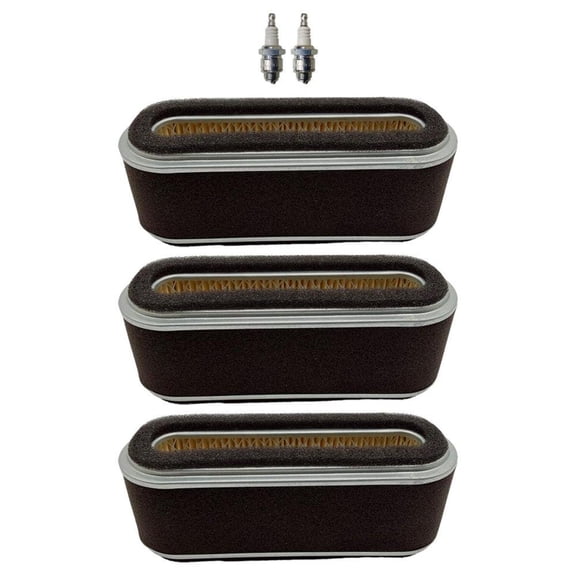 Air Filter & Spark Plug Combo For John Deere Tractor 108 111 111H Fits AM101191