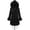 Black-18, variant on HTNBO Winter Coats for Women Puffer Jacket Lady Warm Thicken Long Parka Fall Spring Overcoat