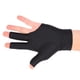thumbnail image 3 of Guante de Billar para Mano Izquierda, Diseño Abierto de Tres Dedos, Mejor Agarre y Trazo, Guante de Billar Con Guantes de Material de Spandex, 3 of 7