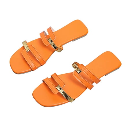 

Aueoeo Women s Shoes Bohemian Low-heeled Casual Thick Sole Fashion Comfortable Wear-resistant Sandals