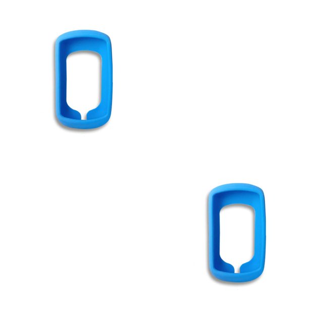 Soidarity Funda protectora para ordenador de bicicleta, funda para cronómetro a prueba de polvo multicolor, accesorios para ciclismo, Azul 2piezas