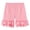 Pink, variant on TIREOW Girls Trim Ruffled Shorts Summer Elastic High Waist Casual Sports Shorts Athletic Yoga Dance Workout Gymnastics Shorts