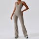 thumbnail image 4 of Gibobby Conjunto de pantalones de yoga Deportes de invierno Vestido de yoga sin Danza Body con cremallera elástica abdominal(Gris,XL), 4 of 5