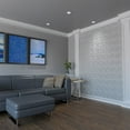 thumbnail image 3 of Ekena Millwork 7 3/8"W x 7 3/8"H x 3/8"T Extra Small Norwood Decorative Fretwork Wall Panels in Architectural Grade PVC, 3 of 9