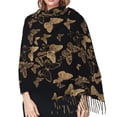 thumbnail image 5 of Shawl Wraps for Women - modern golden butterfly Oversized Fall Winter Fashion Blanket Scarf for Women, 5 of 6