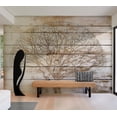 thumbnail image 6 of Tiptophomedecor Background & Patterns Wallpaper Wall Mural - Tree On Boards, 6 of 8