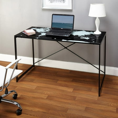 world map computer desk multiple colors