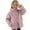 1Light Purple7, variant on XAOFW Girls Outerwear Coats Jacket Children'S Double Zipper Fuzzy Long Sleeve Turtleneck Solid Color Fashionable Comfortable Holiday Vacation Tops