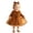 R53 Khaki, variant on Curuila Children Girls Christmas Dress Long Sleeve Stars Mesh Crew Neck With Bowknot Soft Casual Dresses Size 6-12 Months