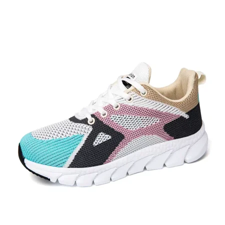 

Women‘s Casual Sneakers Color-block Lightweight Running Shoes