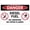 Warning Sign 1, variant on Danger Do Not Climb On Equipment Or Racks Sign 8"x12" Rust Free Aluminum - Easy To Read & Sturdy, Outdoor Metal Sign for Home Farm Yard