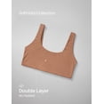 thumbnail image 5 of CRZ YOGA Softhold Women's Double Lined U Back Bralettes Unlined Everyday Bras Wireless Cami, 5 of 5