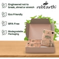 thumbnail image 3 of Compostable Dental Floss Picks 200 pack - Plant-based dental floss picks with tongue scraper mint flavor - Adult 2-in-1 natural dental floss and toothpicks biodegradable oral care, 3 of 4