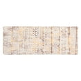 thumbnail image 2 of World Rug Gallery Geometric Bohemian Design Anti Fatigue Kitchen, Laundry Room, Comfort Indoor Mat, Door Mat - Yellow 18"x47", 2 of 4