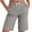 01 Gray, variant on Summer Pants for Women,Womens Casual Summer Shorts Bermuda Wide Leg Knee Length Elastic Waisted Lightweight Comfy Lounge Short with Pocket