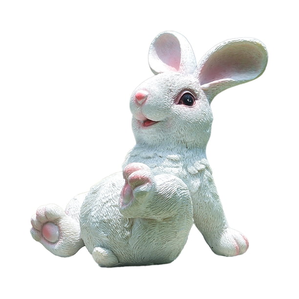 Conejo, Adornos De Resina En Miniatura, Accesorios De Jardín De Hadas, Decoración De Bonsái De Jardín, Escultura, Estatua, Figuritas Vogacara HA043071-01