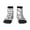 3 Black, variant on Retro Rooster Pattern Quarter Crew Socks,Toe Seamed Ankle Socks,Cotton Cushioned Breathable Athletic Crew Sports Socks